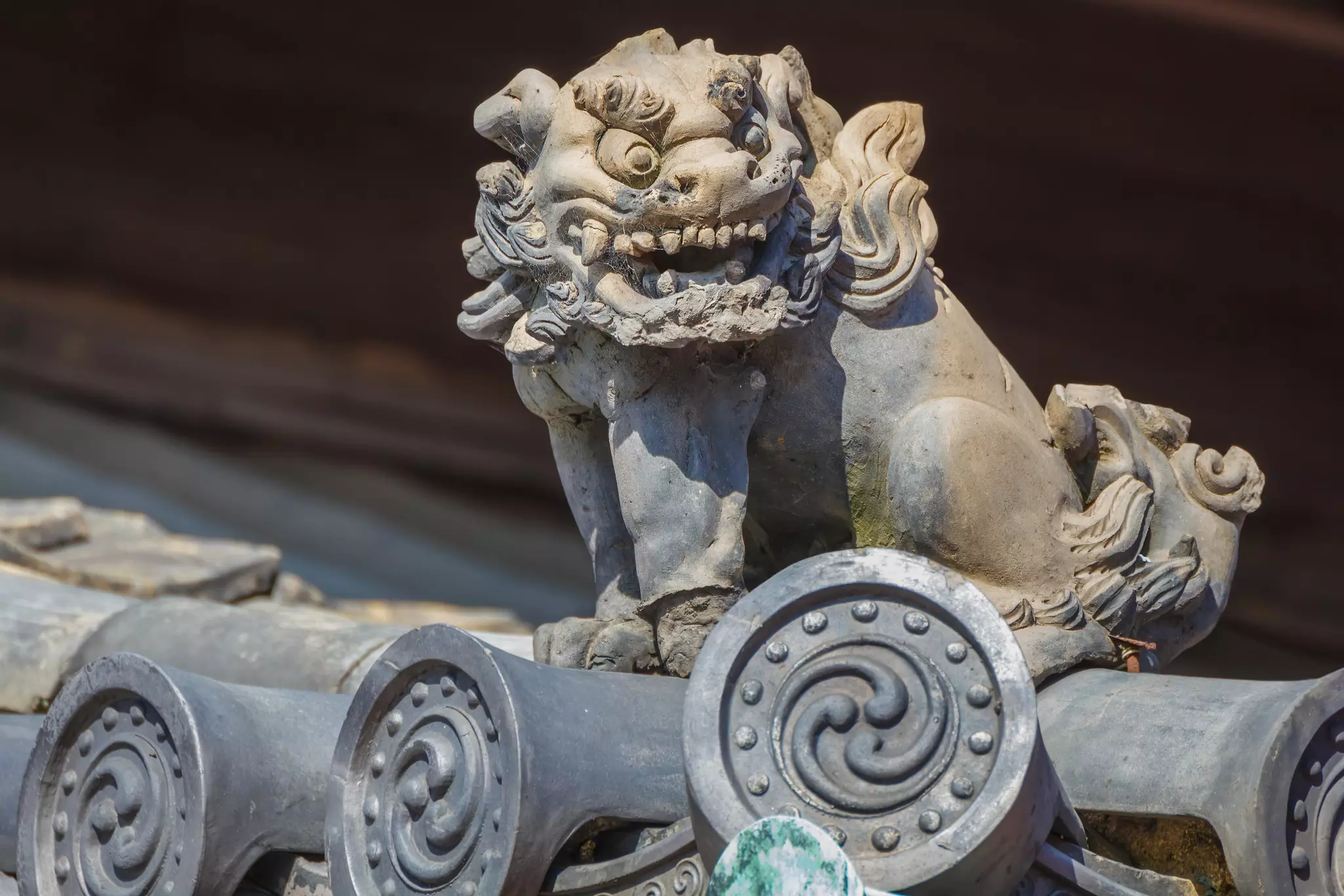 The entrance to Nijo Castle, Kyoto, Japan