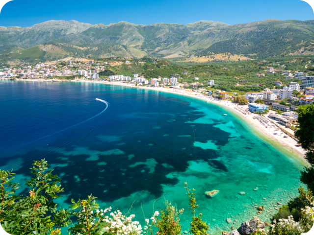 Beautiful Albanian beaches.