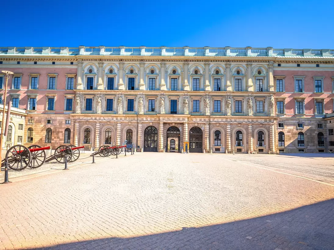 The Royal Palace Kungliga slottet in Stockholm view, The King of Sweden official residence, License Type: media, Download Time: 2025-02-06T13:28:22.000Z, User: carolfarrell170, Editorial: false, purchase_order: 56530 - Guidebooks, job: Global Publishing WIP, client: Pocket Stockholm 6, other: CFarrell