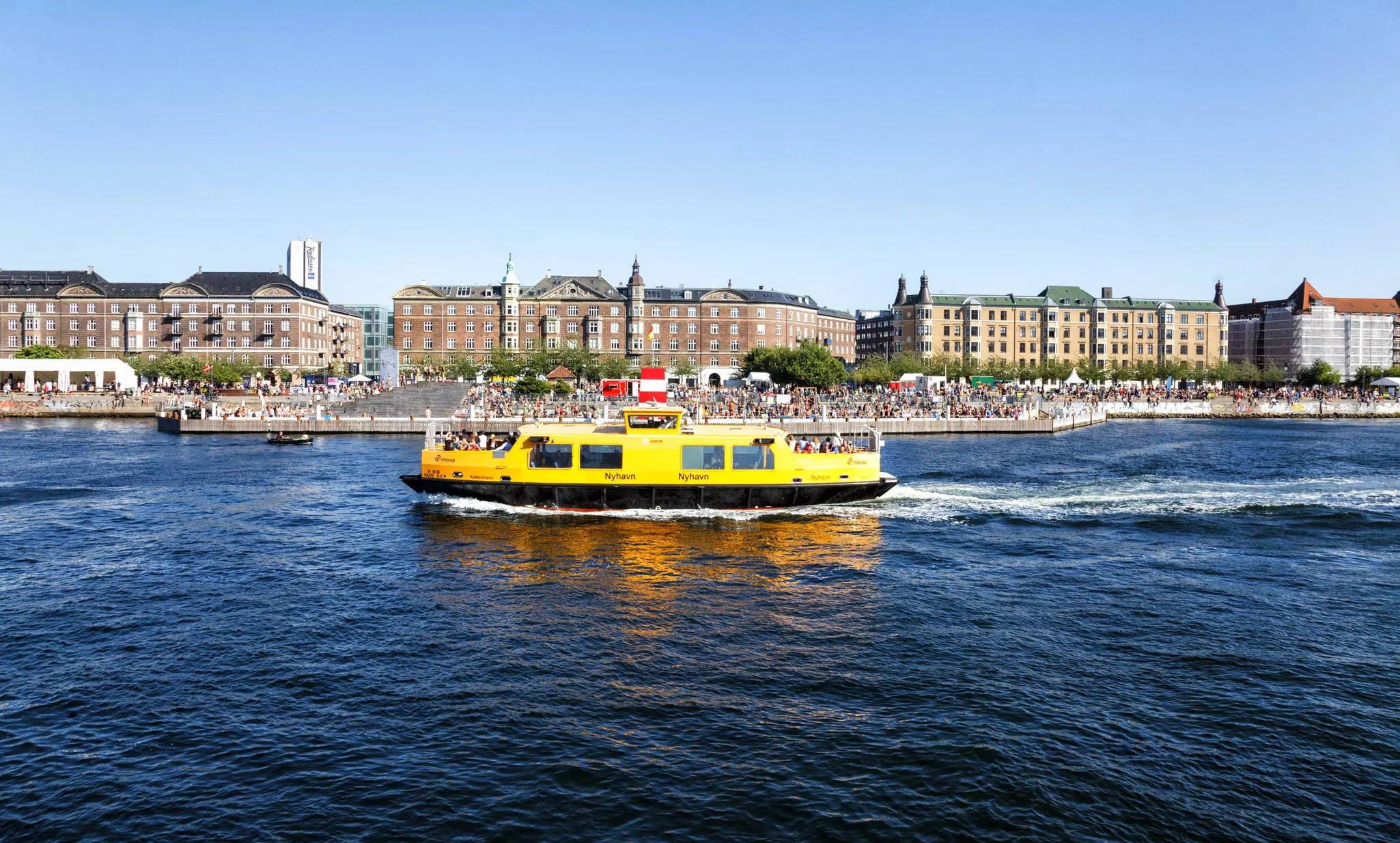The Harbor Bus provides an excellent and inexpensive tour of waterfront Copenhagen landmarks © PhotographerCW / Getty Images