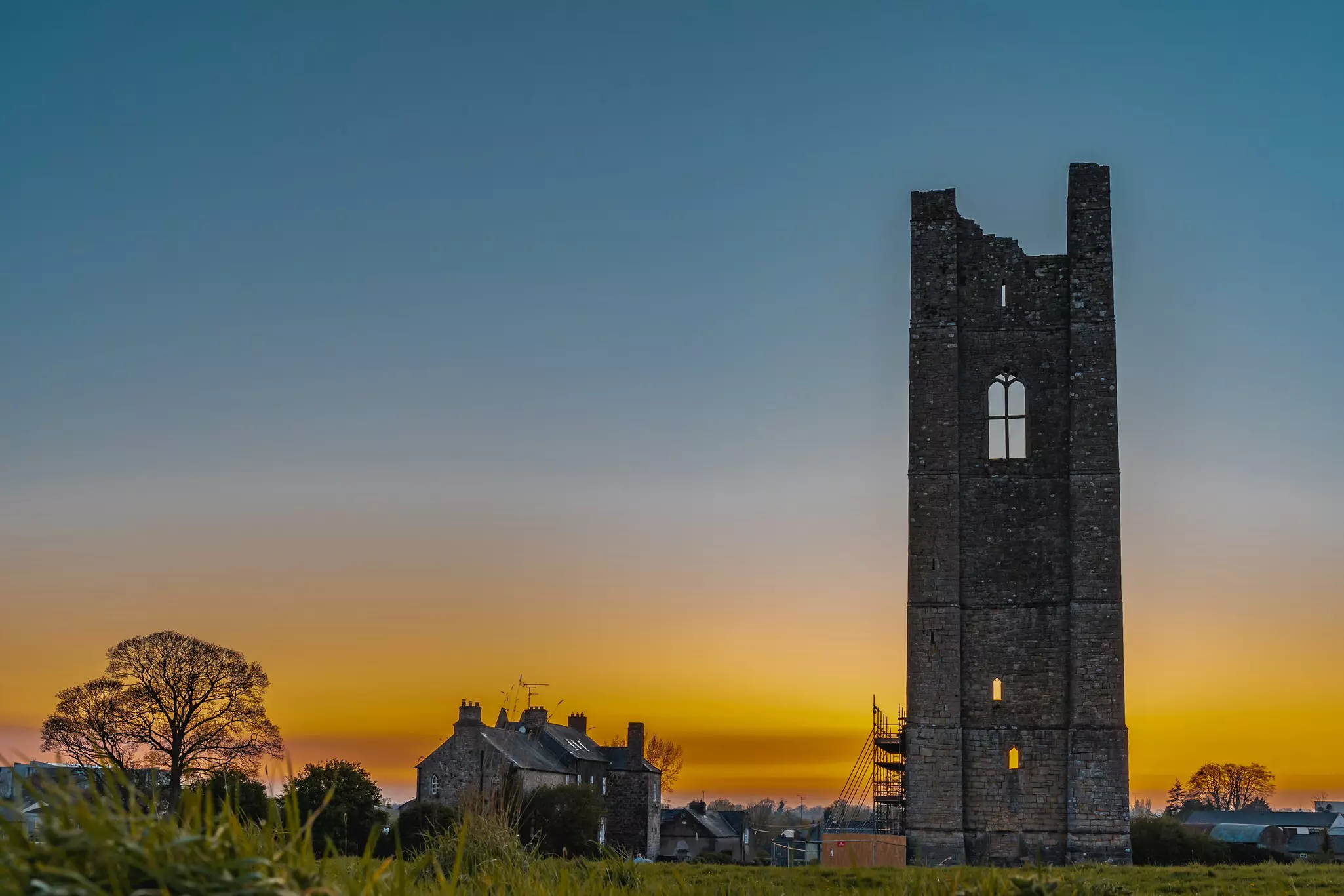 Sunset in Trim County Meath. Piotr Biszcz/Shutterstock