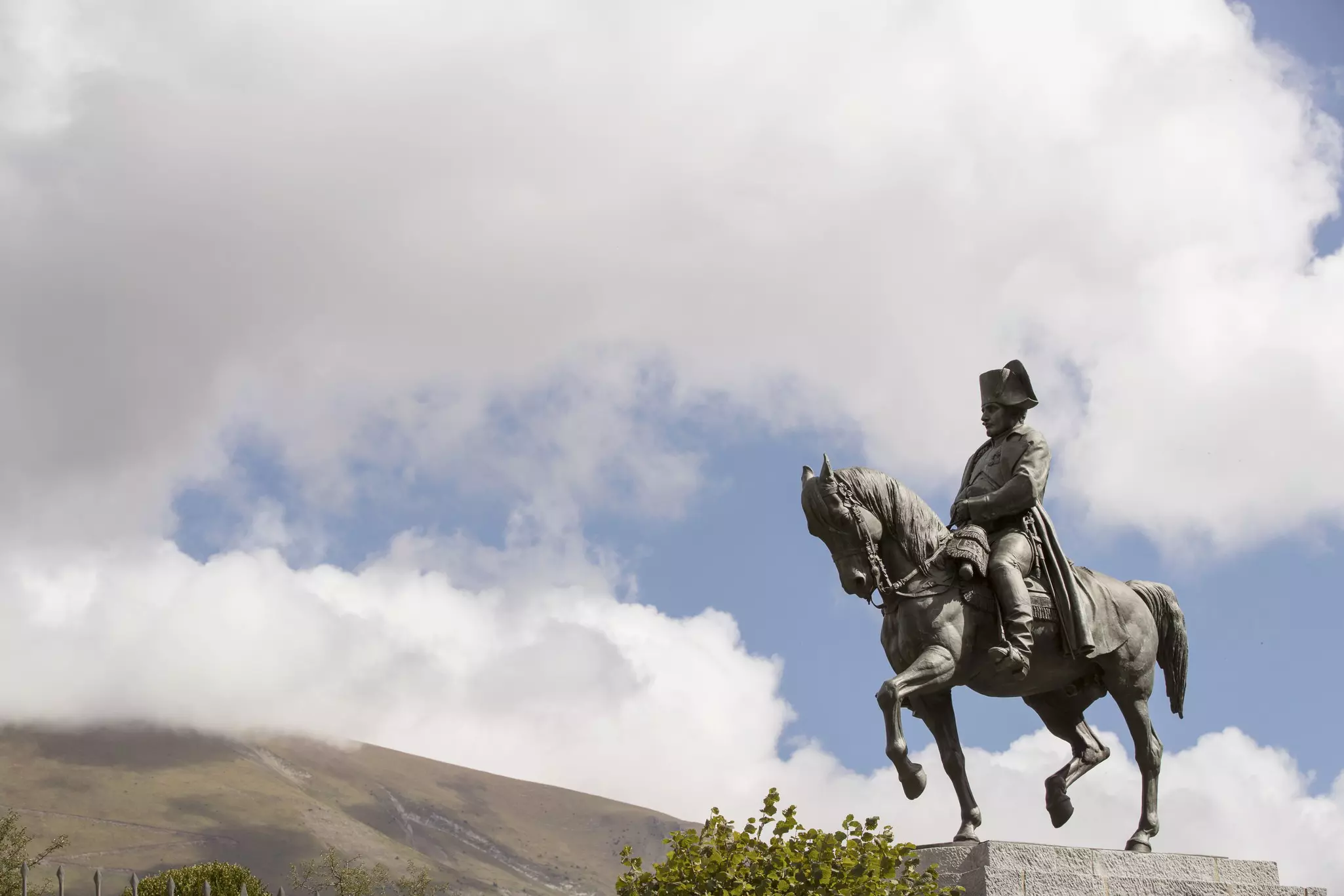 A horseback statue of Napoleon outside the village of Laffrey. Philip Lee Harvey / Lonely Planet