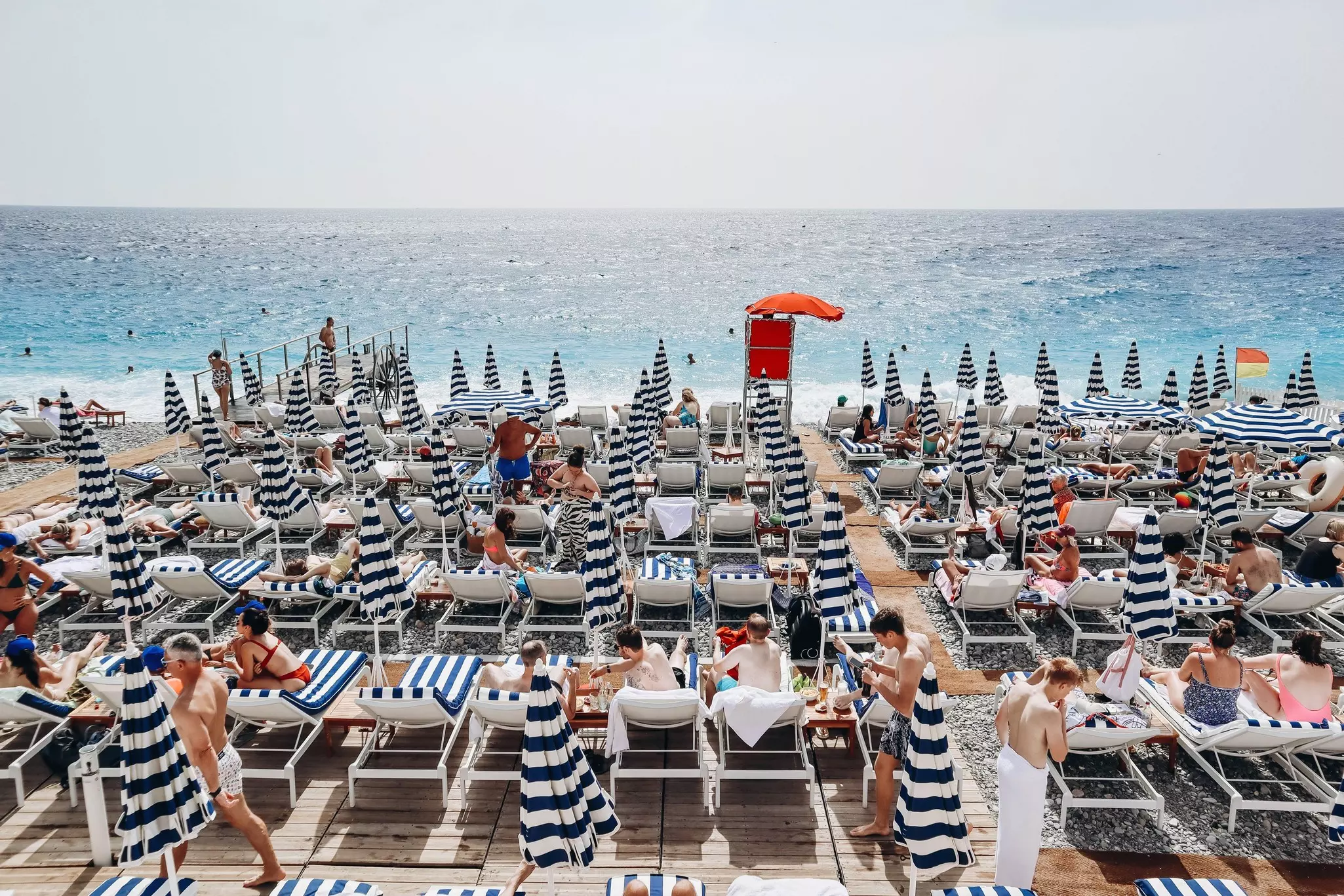 Nice, France: Beaches in Nice in September