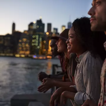 Four people sitting by the river at dusk with the Manhattan skyline beyond.
Group Of Young Friends On Trip To Manhattan At Dusk
901596148
20-29 Years; 20s; Adult; Adults Only; African-American Ethnicity; America; Black; Cheerful; City; Couple - Relationship; Dusk; Excitement; Female; Flare; Four People; Friendship; Group; Group Of People; Heterosexual Couple; Holiday; Horizontal; Latin; Leisure Activity; Male; Manhattan; Manhattan - New York City; Men; Multi-Ethnic; New York City; Night; NY; Outdoors; People; Photography; Side View; Skyline; Smiling; Sunset; Togetherness; Tourism; Tourist; Travel Destinations; Trinidadian Ethnicity; Urban Skyline; USA; Vacation; Vacations; Waist Up; Women; Young Adult; Young Couple; Young Men; Young Women;
