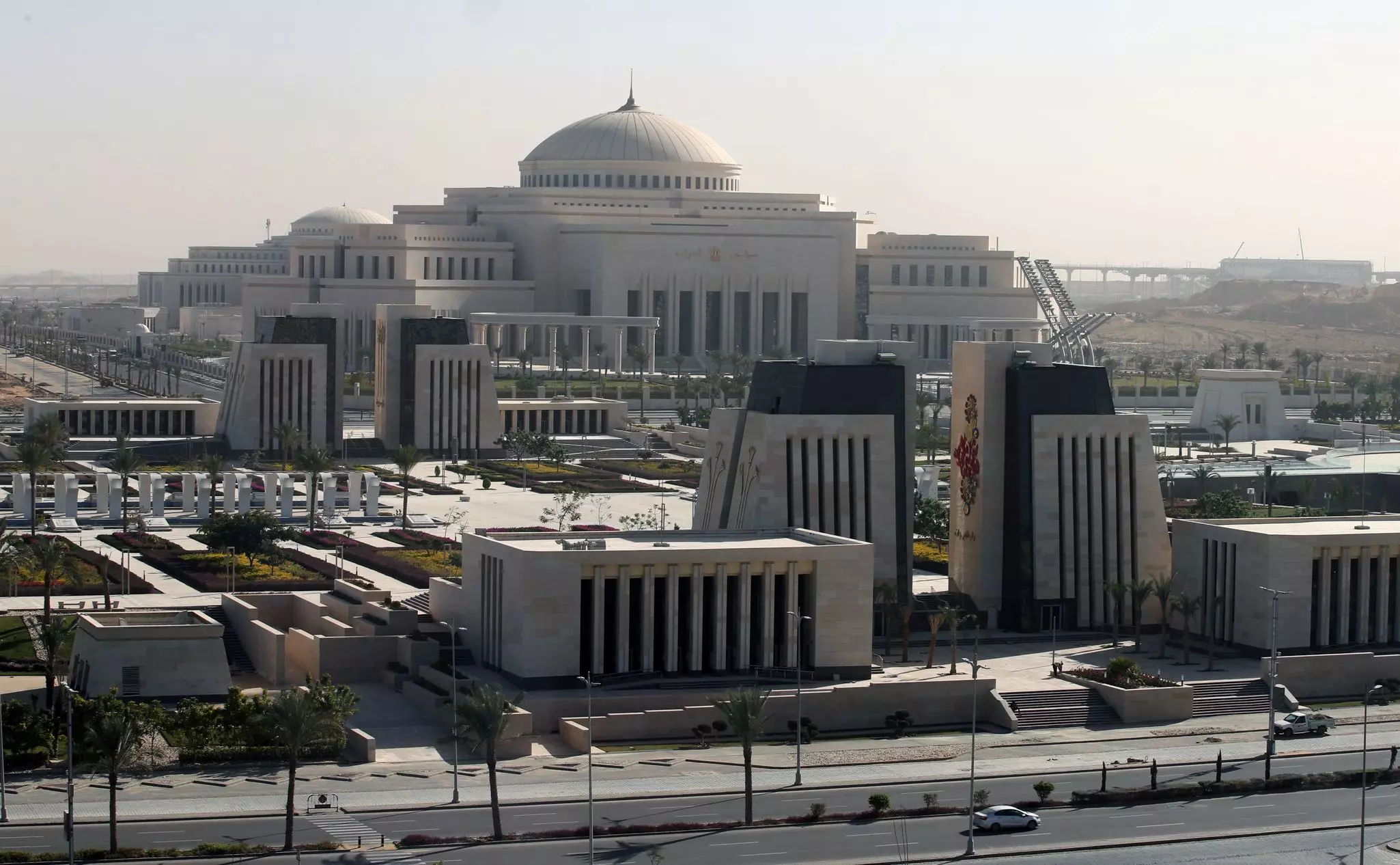 The New Administrative Capital (NAC), 45km east of Cairo, and its new Egyptian Parliament building are reminders of the importance of preserving the past while creating the future © Khaled El Fiqui / Shutterstock