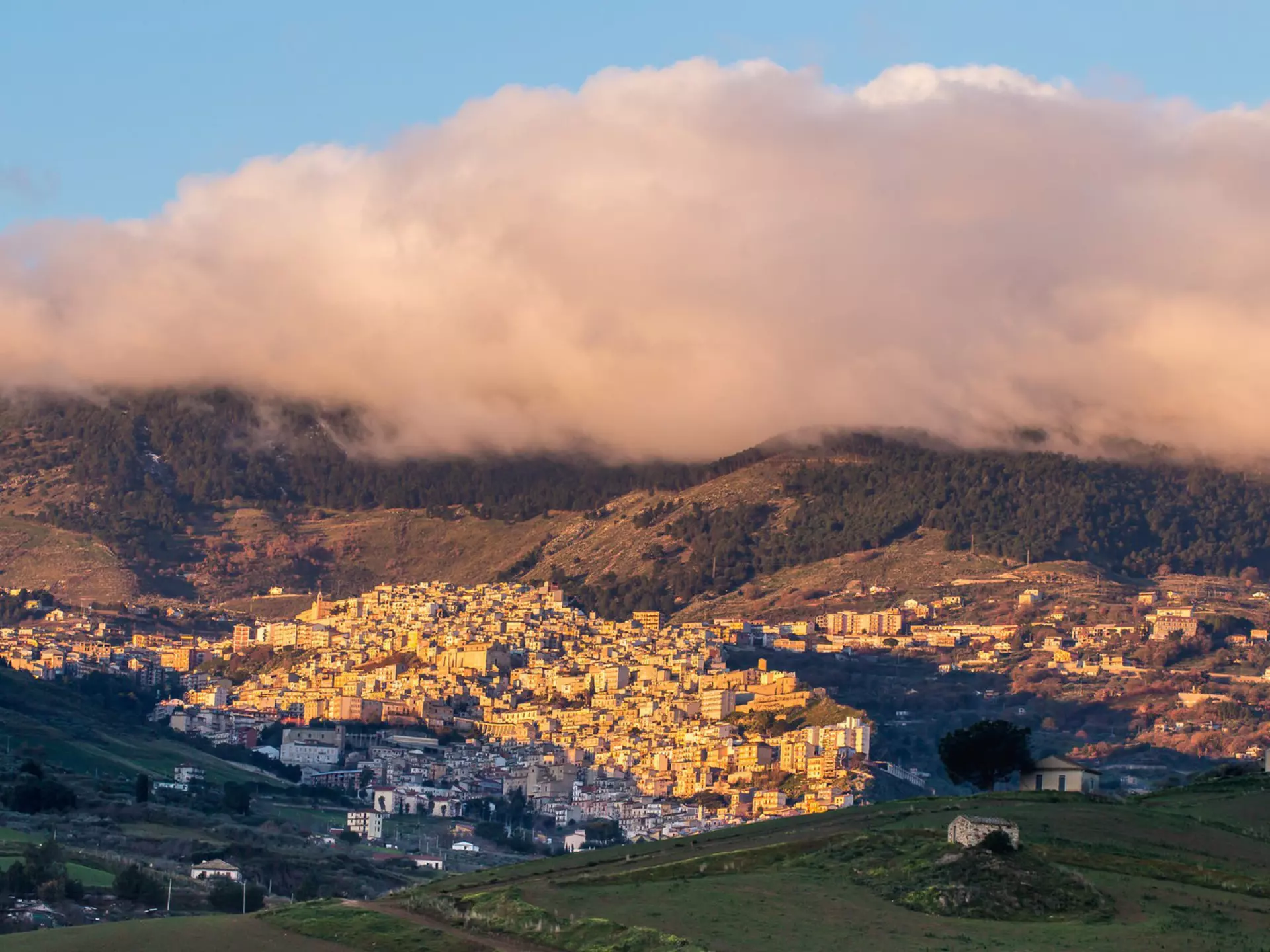 City of Cammarata in Central Sicily. Mediterranean Medieval City, built in the mountain of Cammarata
507272346
Scenics - Nature, South Europe, Landscape - Scenery, South, Journey, City, Globetrotting, Autumn, Photography, Travel Destinations, Horizontal, Island, Central Sicily, Mobility, Hiking, Italy, Leisure Activity, Medieval, Nature, Environment, Mediterranean Sea, Winter, Panoramic, Recreational Pursuit, nature protection area, No People, Awe, Europe, Portability, Hill, Sicily, Travel, Adventure, Nature Protection, Tourism, Mountain, 60595, January, Outdoors, Springtime, Landscape, Exploration