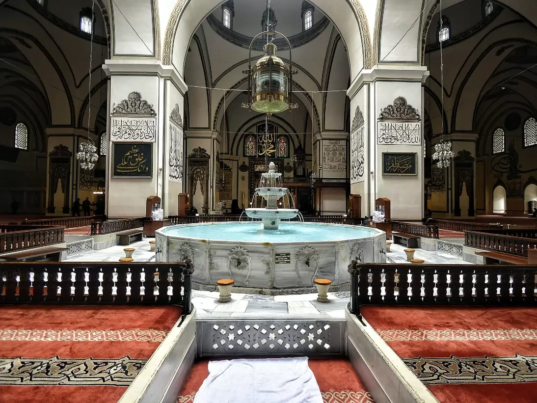 Ulu Camii in Bursa, Turkey.