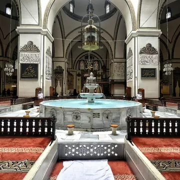 Ulu Camii in Bursa, Turkey.