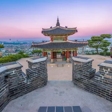 Hwaseong Fortress in Suwon, South Korea. wittaya photo/Shutterstock