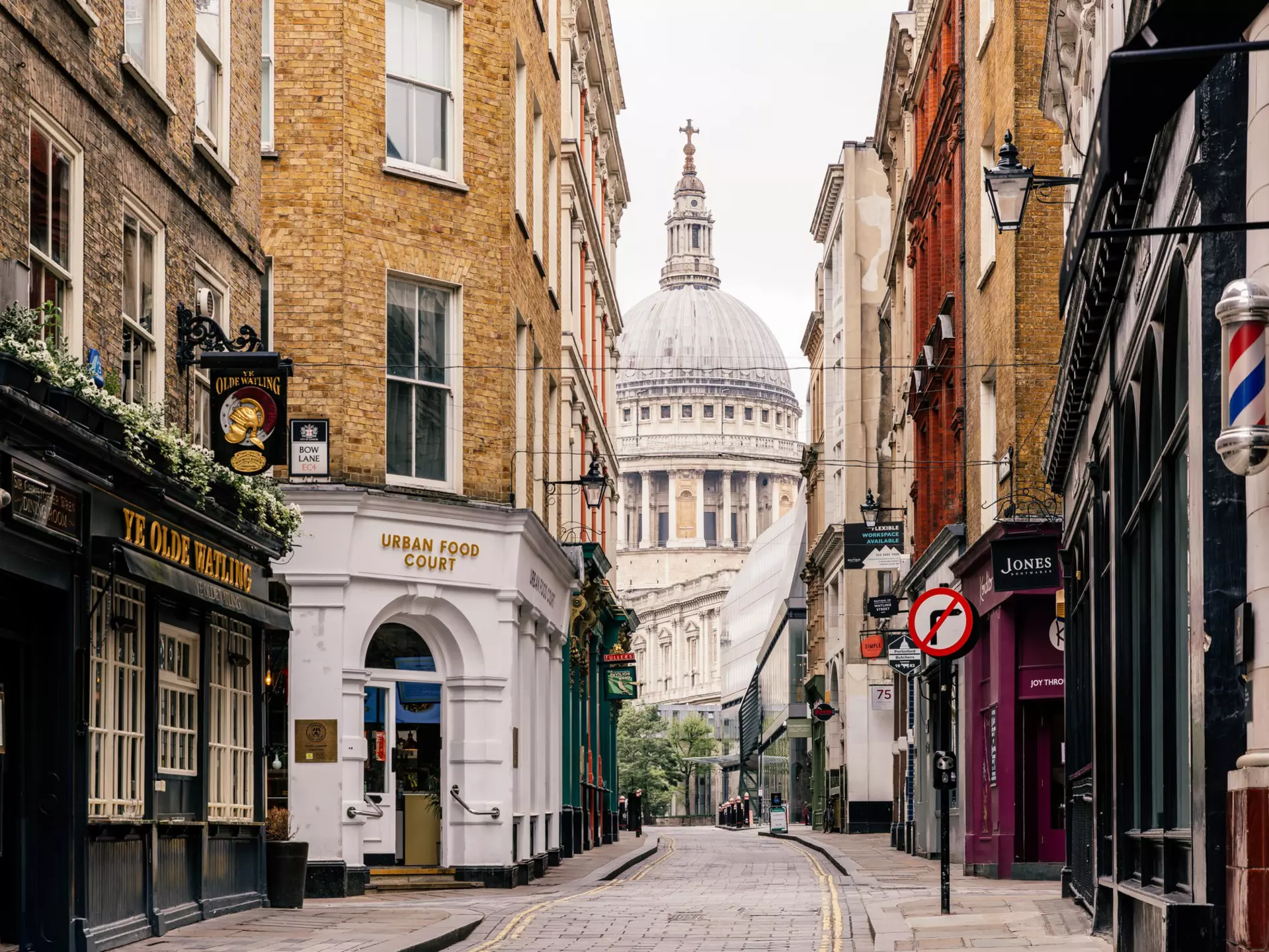 GettyImages-1539817071.jpg
St. Paul's cathedral and street with old historic building in City of London, UK