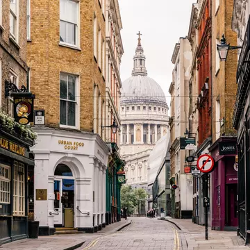 GettyImages-1539817071.jpg
St. Paul's cathedral and street with old historic building in City of London, UK