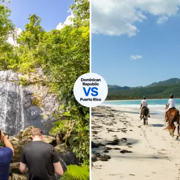 It's not easy, but we can help you pick between the Dominican Republic and Puerto Rico for your next vacation © Alejandro Granadillo / Lonely Planet; Stefano Ember / Shutterstock
