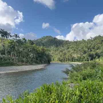 Río Quibiján, Baracoa, eastern Cuba, next to El Eden permaculture project