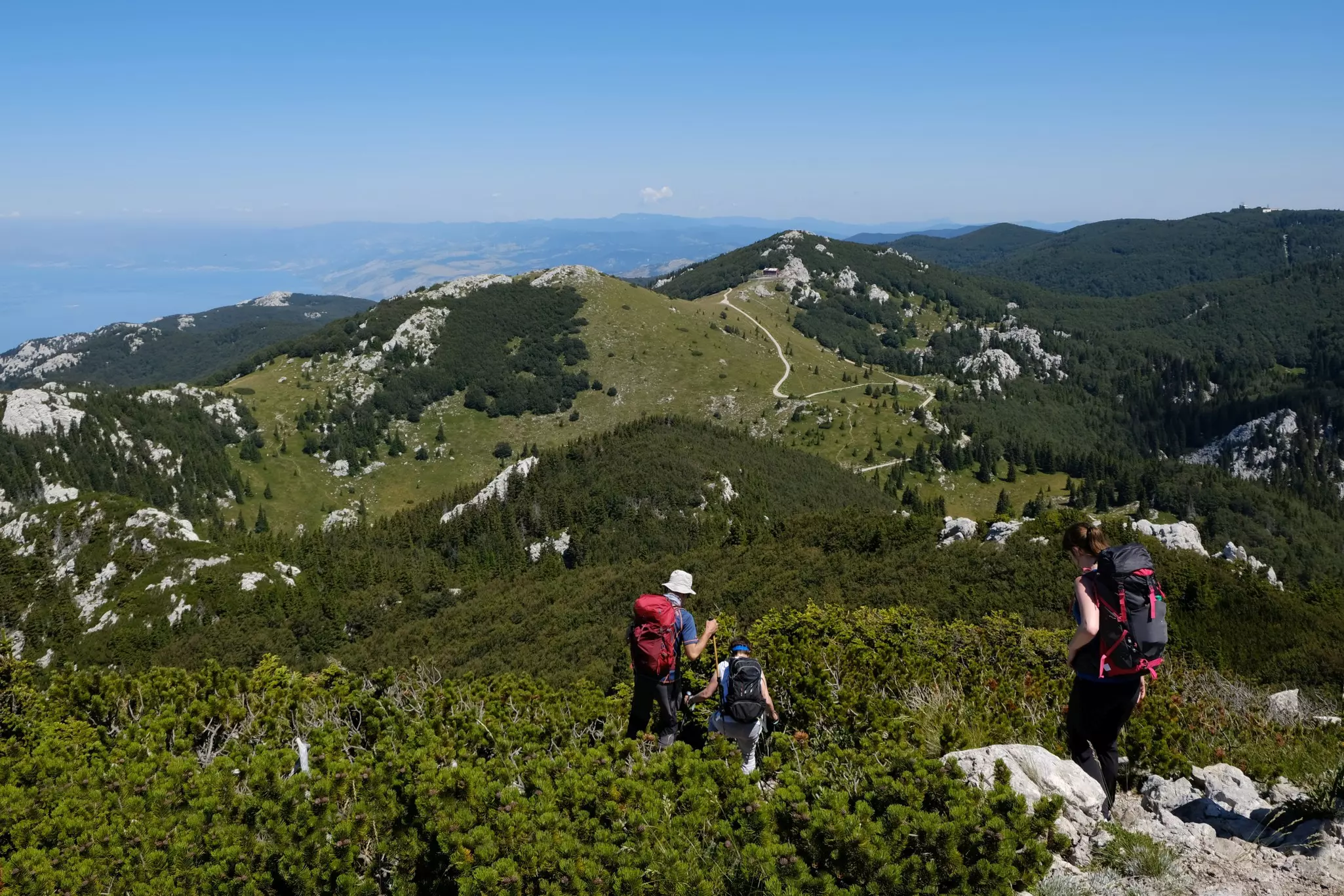 The Premuziceva Staza mountain path in Velebit National Park, Dinaric Mountains, Croatia