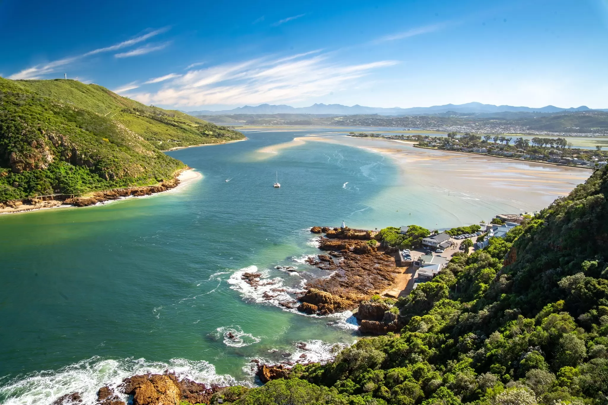 Knysna Heads in Knysna, a town in South Africa's Western Cape province. lemaret pierrick/Shutterstock