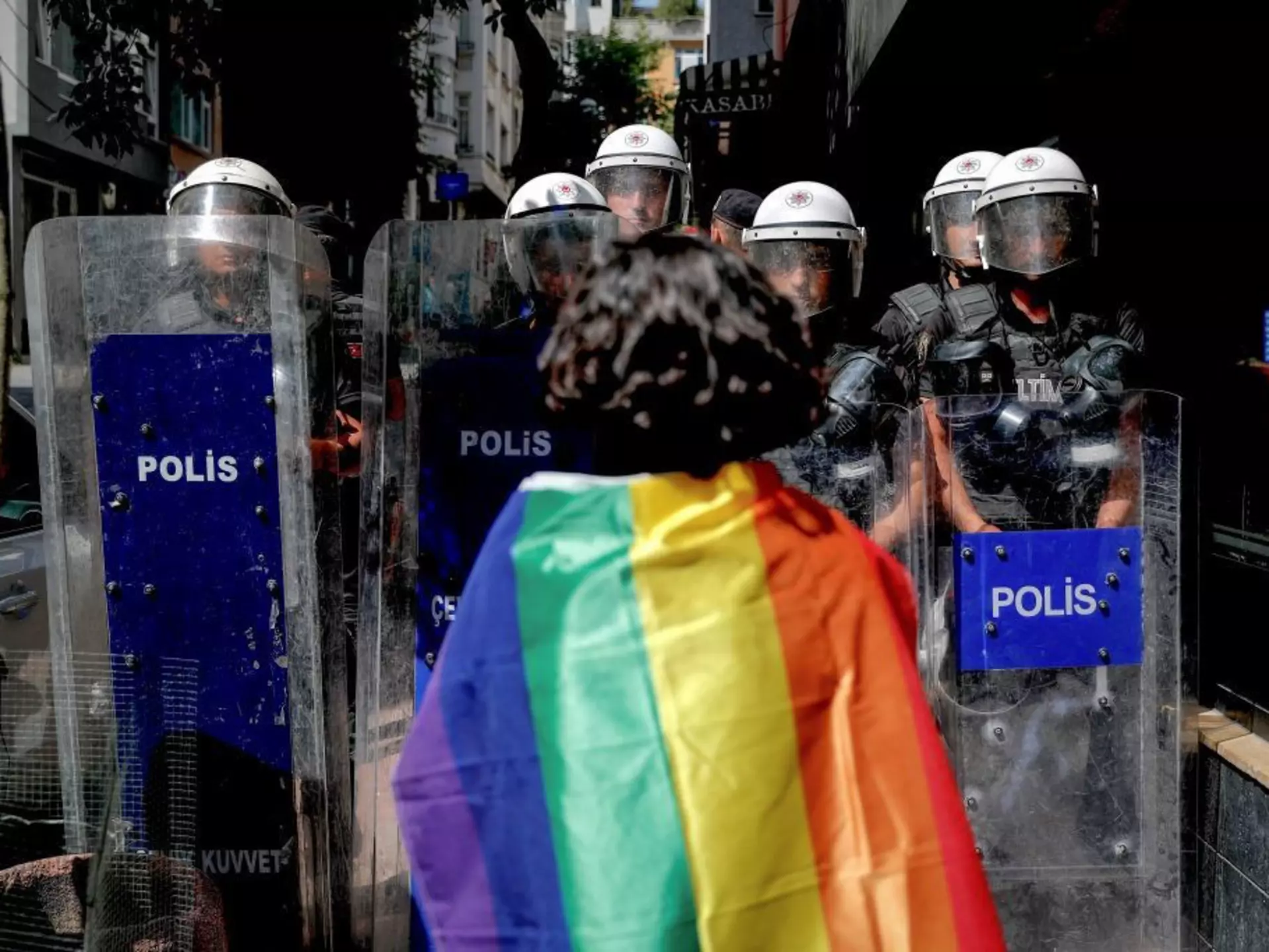 Last June authorities detained over 300 Pride participants at events in Istanbul © Kemal Aslan/AFP via Getty Images