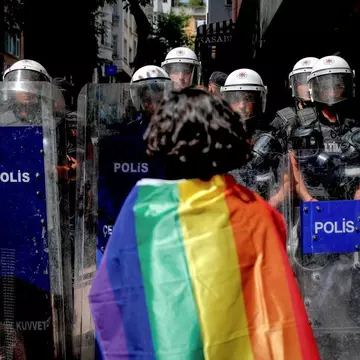 Last June authorities detained over 300 Pride participants at events in Istanbul © Kemal Aslan/AFP via Getty Images