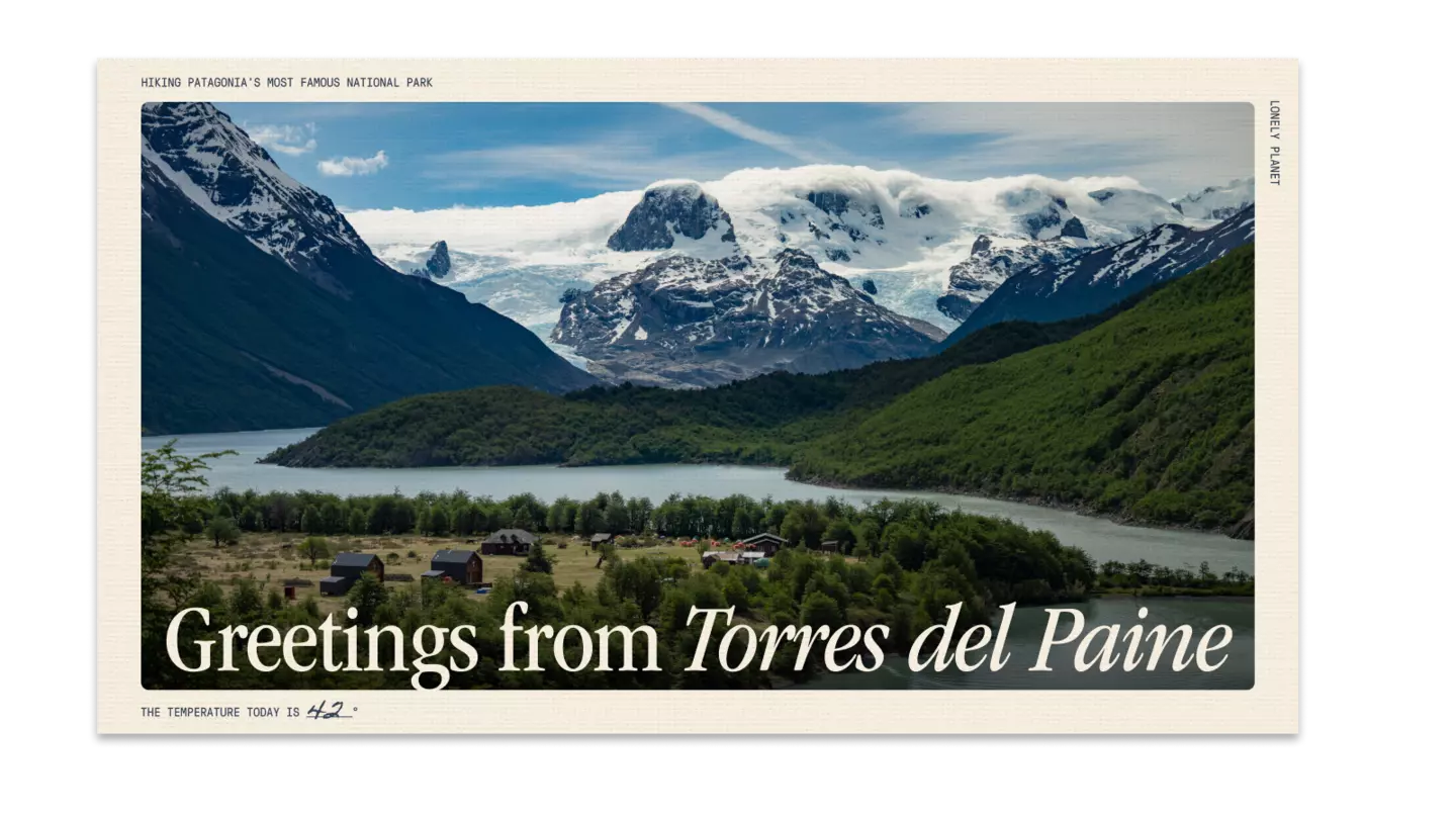Greetings from Torres de Paine, Patagonia © Evan Ruderman