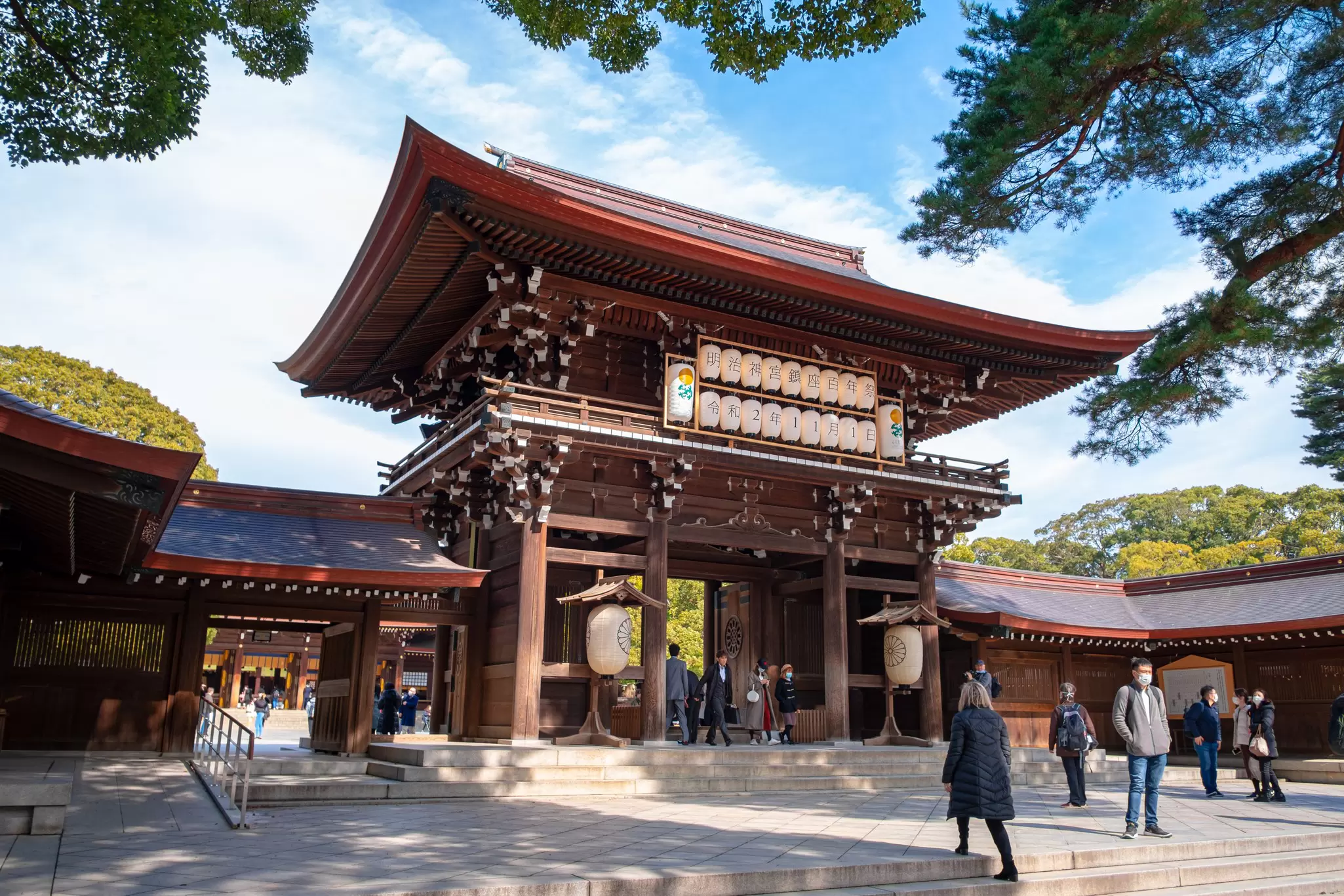 Meiji Jingu Shrine located in Shibuya, Tokyo.