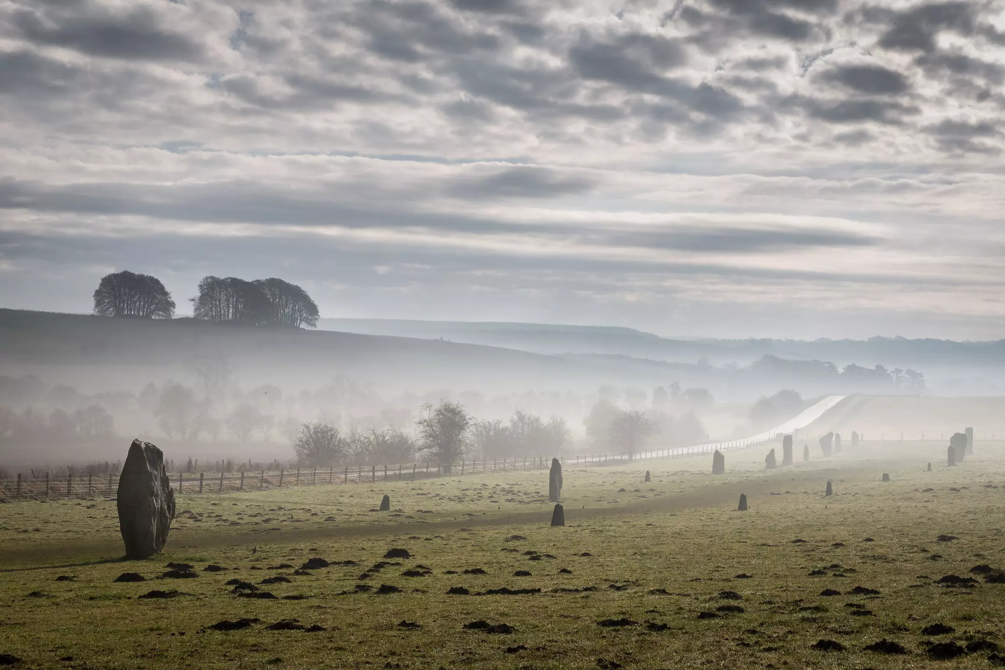 Avebury Henge and Stone Circles, Wiltshire, England