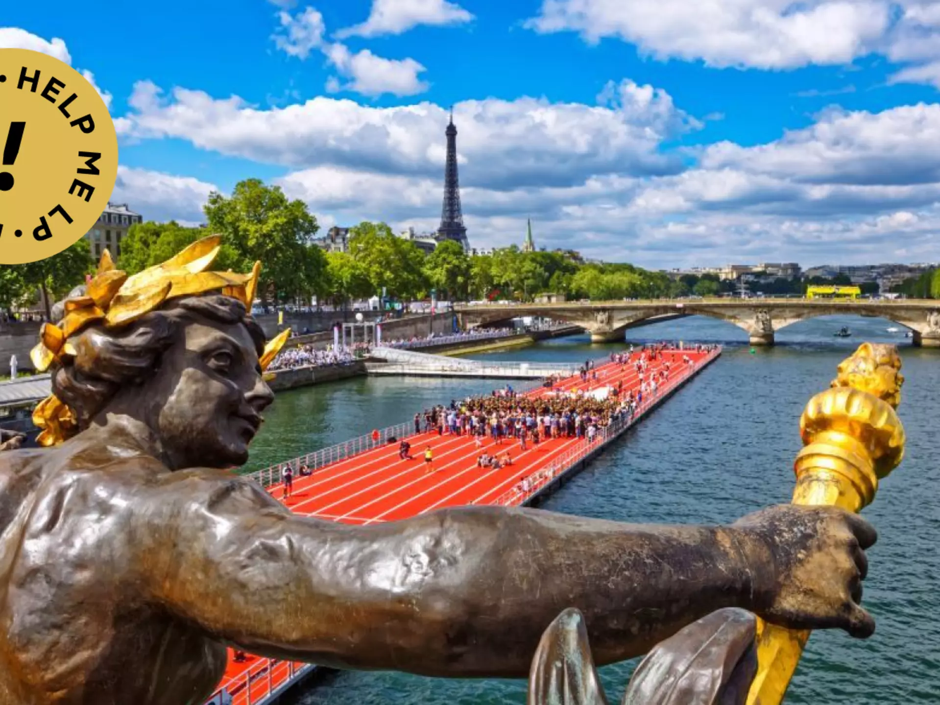 The opening ceremony of the Paris 2024 Olympics will take place along the banks of the Seine – one of the many ways spectators can take part in the games © Bruno de Hogues / Gamma-Rapho via Getty Images