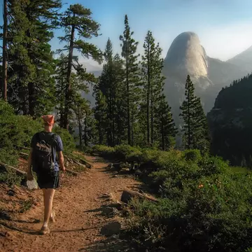 The trail to Half Dome. R.M. Nunes/Shutterstock