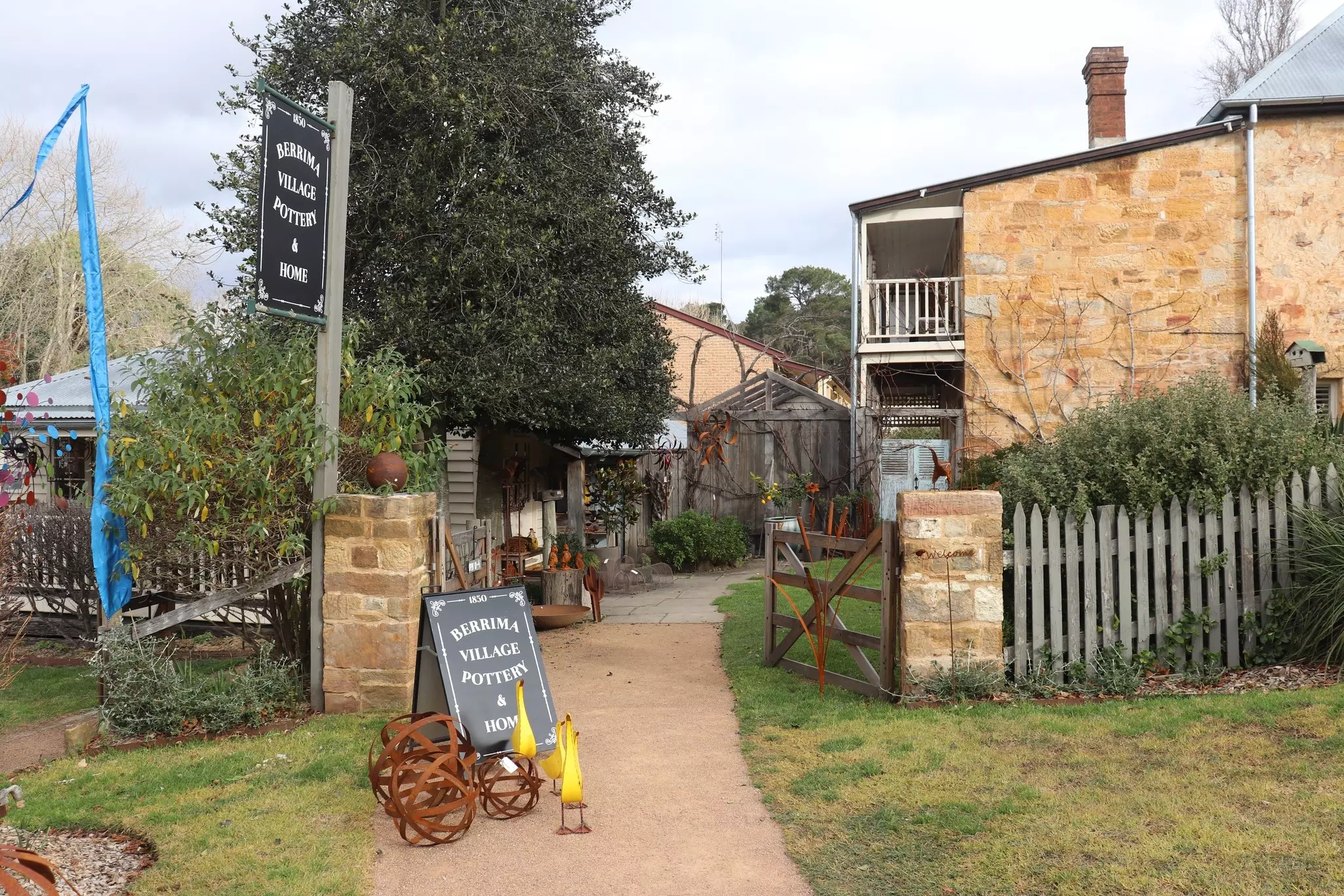 Exterior of a shop selling pottery