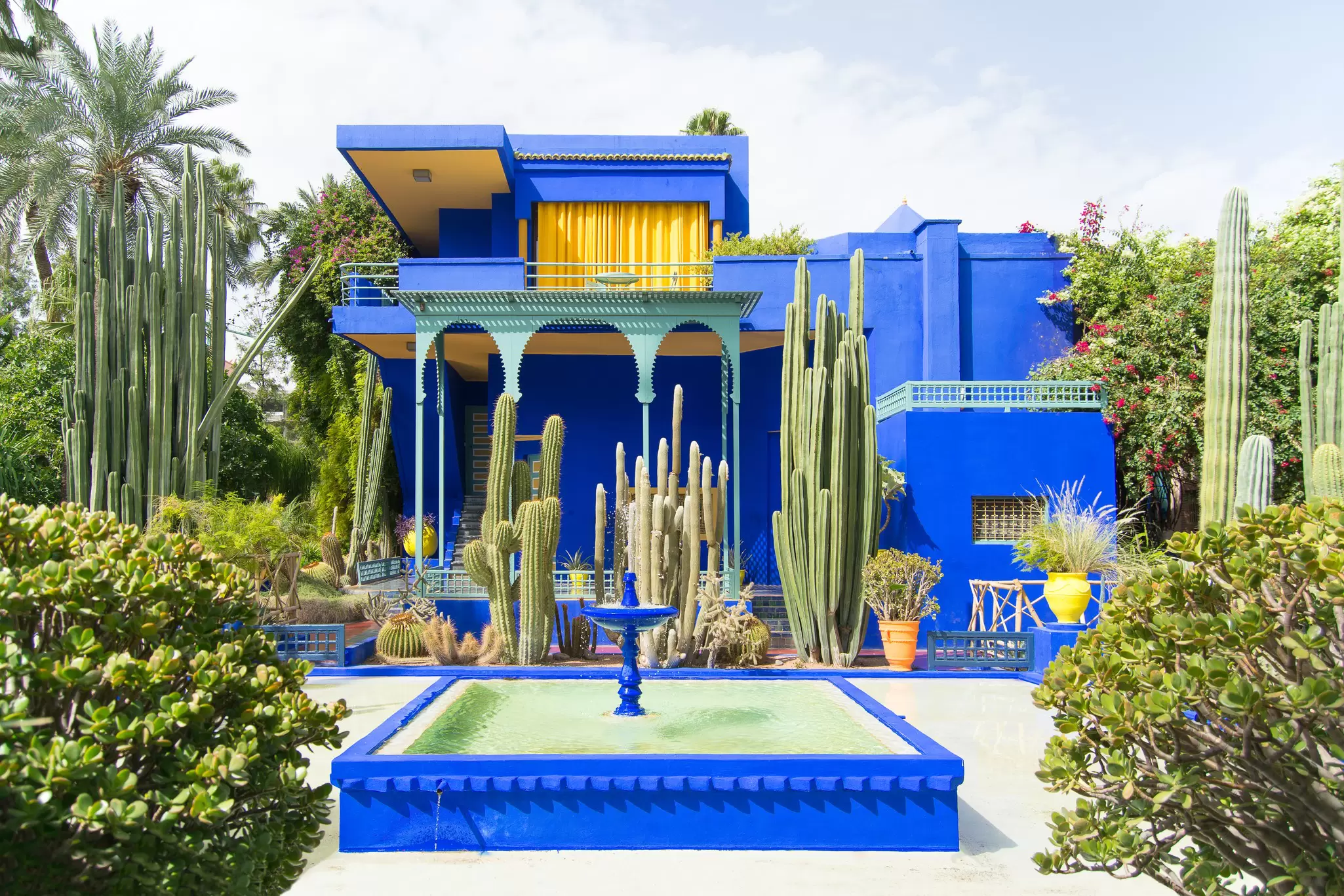 Museum and studio at Jardin Majorelle in Marrakesh, Morocco