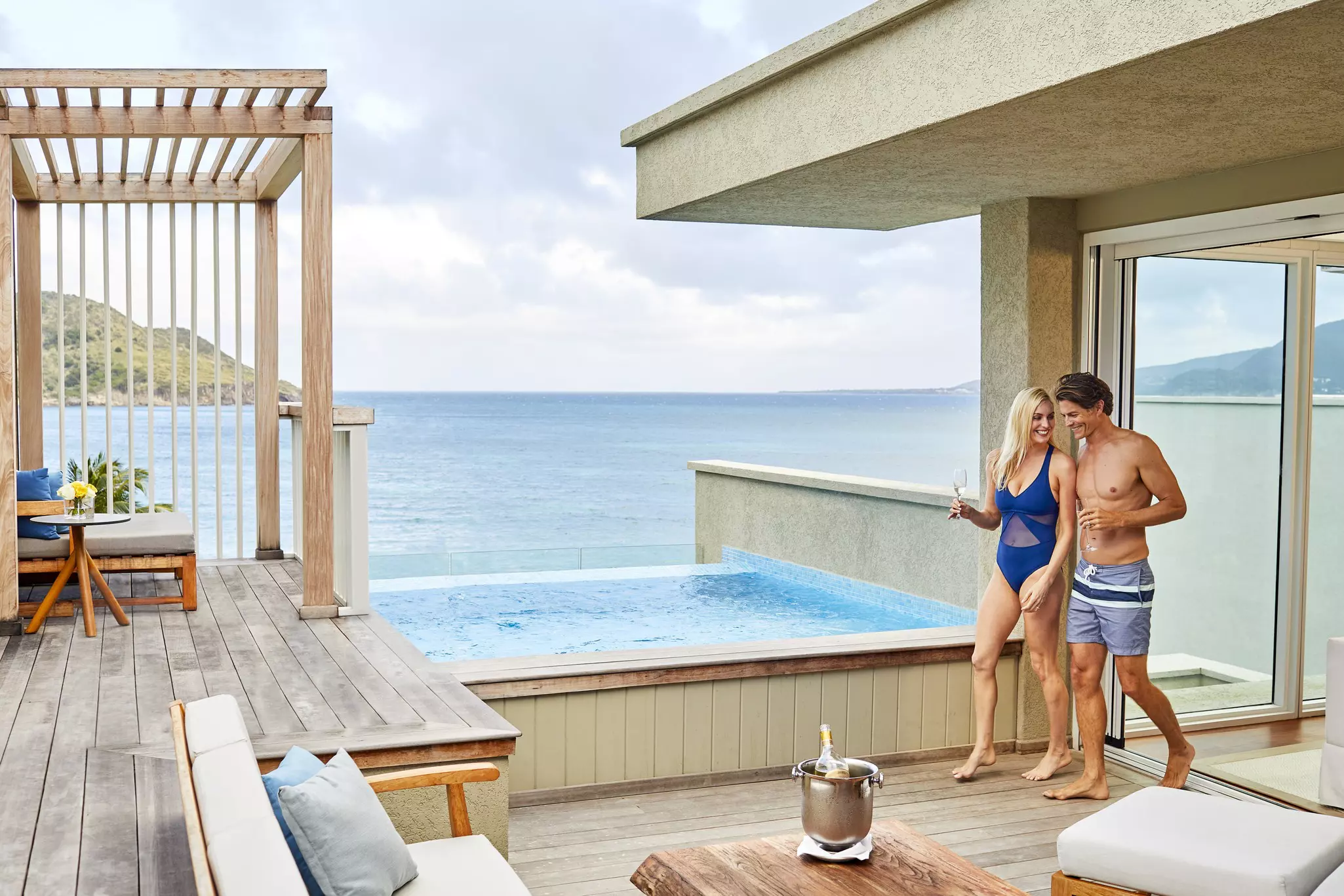 Gaze out at the Caribbean Sea from the Plunge Pool Suites at Park Hyatt St Kitts © Park Hyatt St Kitts