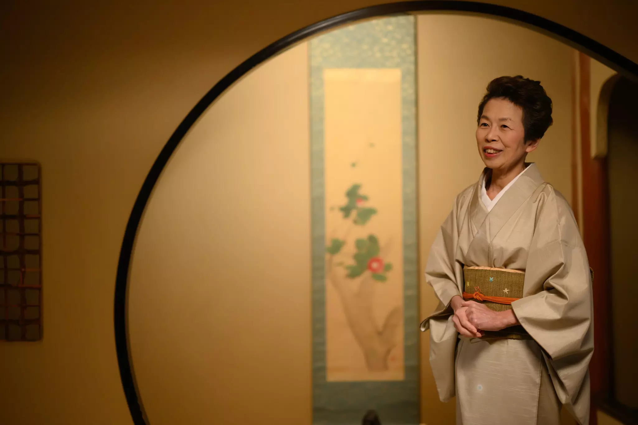 Japanese hospitality in a ryokan inn.