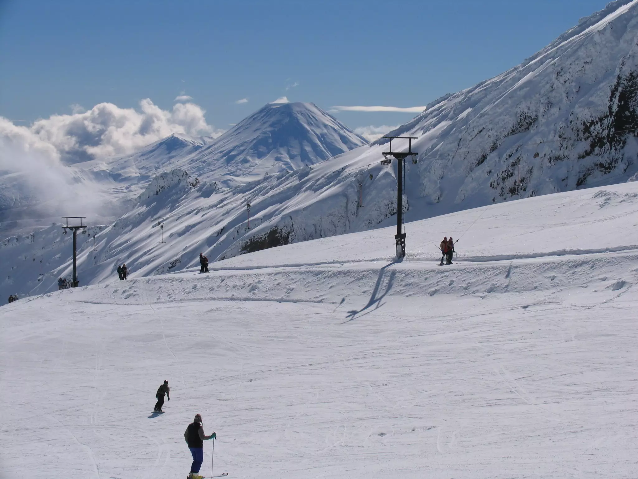 Whakapapa ski area, New Zealand. Yvette Harris/Getty Images