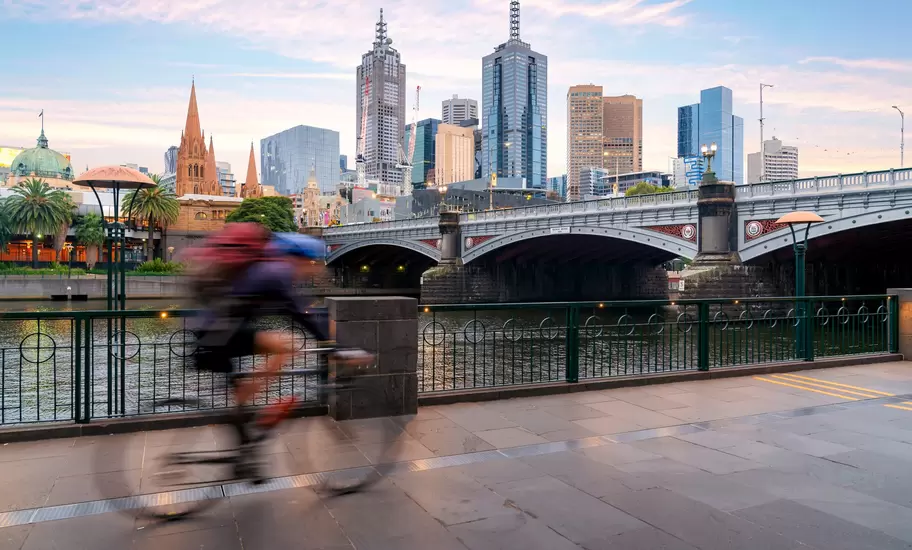 Melbourne is taking steps to become increasingly bicycle-friendly © Prasit photo / Getty Images