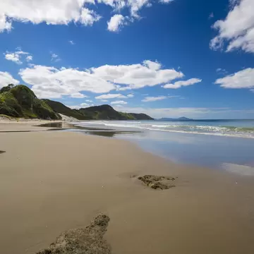 Beach at Mangawhai Heads.