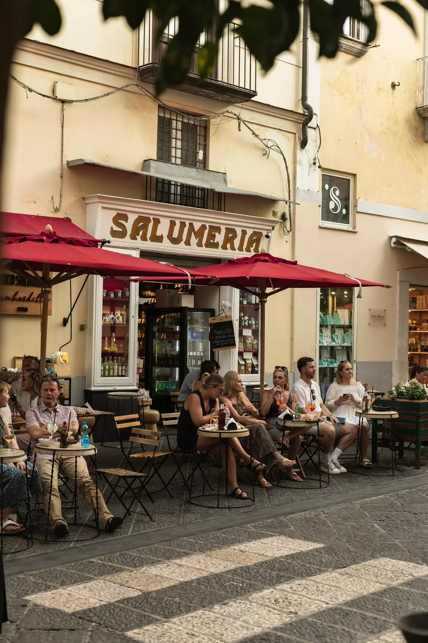 Street scenes in Sorrento, Italy. July 2025.