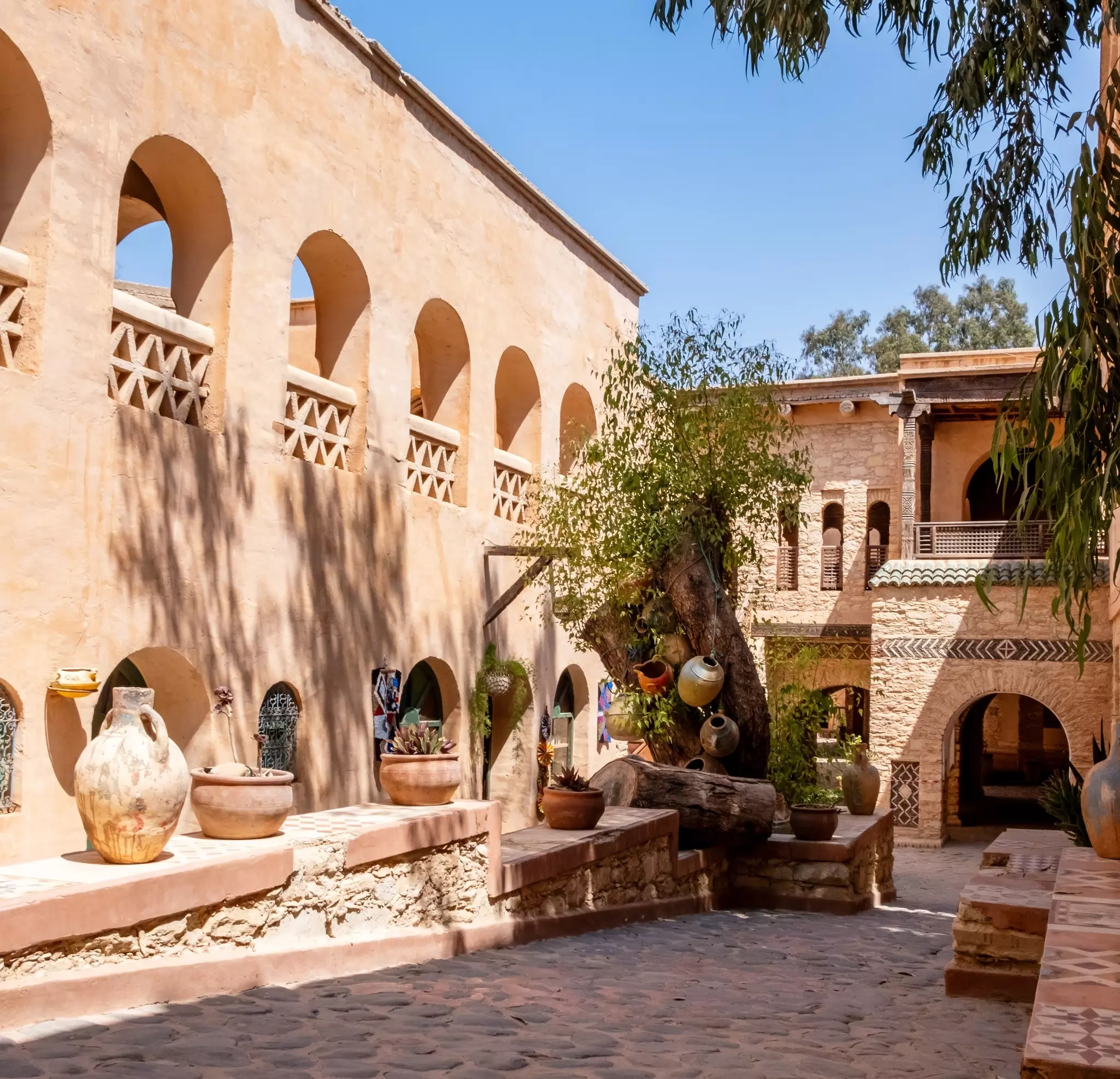 Agadir Medina, a reconstruction of Agadir's old town with traditional Moroccan architecture