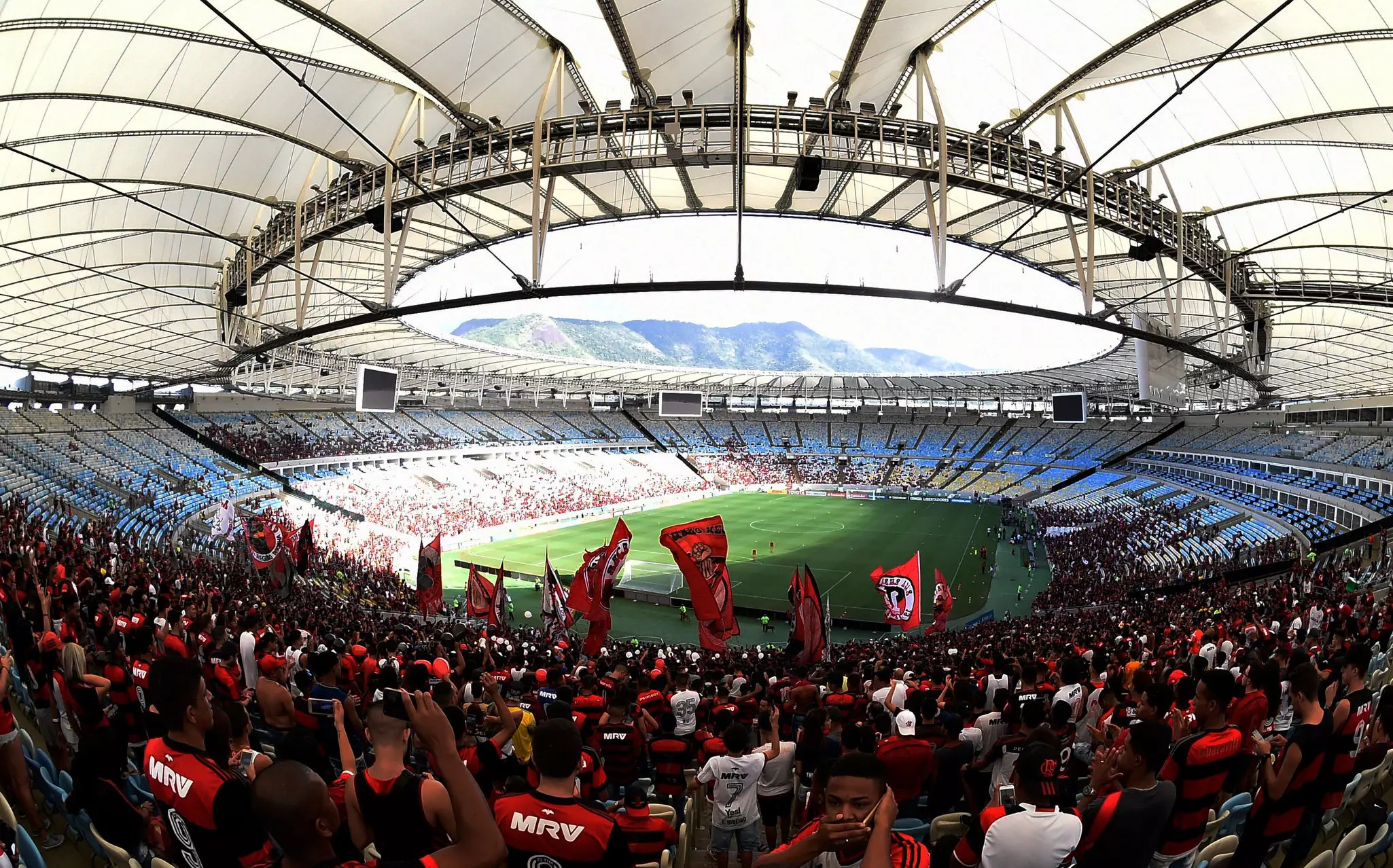 Join the excited crowds for a football match at Maracanã stadium. A.RICARDO/Shutterstock