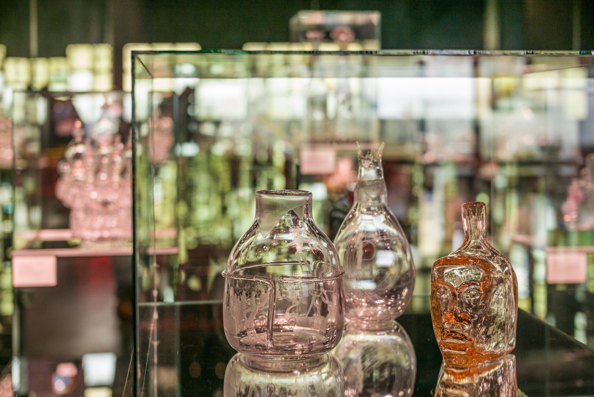 Sweden, Glasriket, Kingdom of Glass historical glass making region, Boda, Boda Glasbruk former glass factory, details of locally made glass; Shutterstock ID 2104648865;