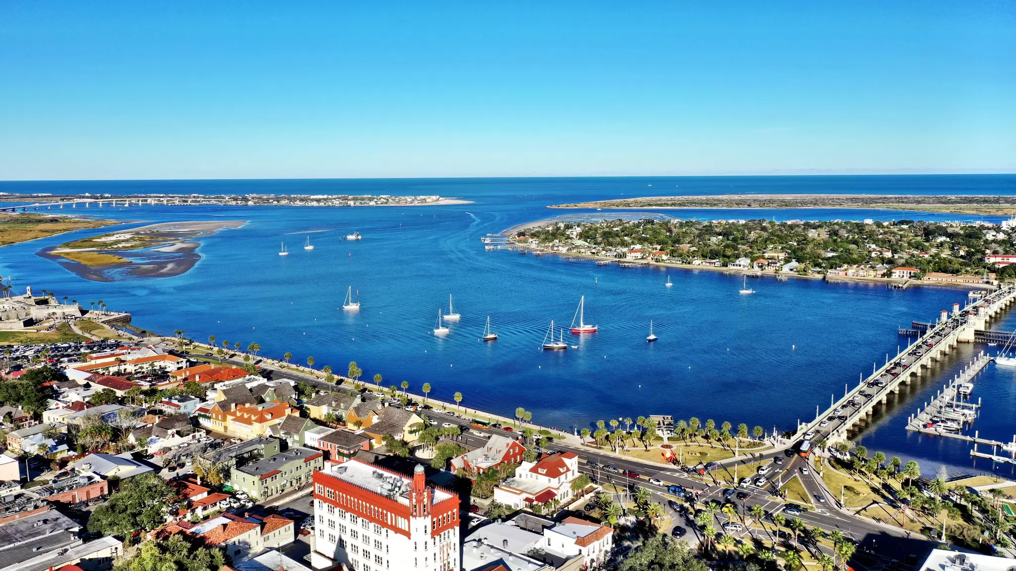 St Augustine's coastline. Michael Albright/Shutterstock