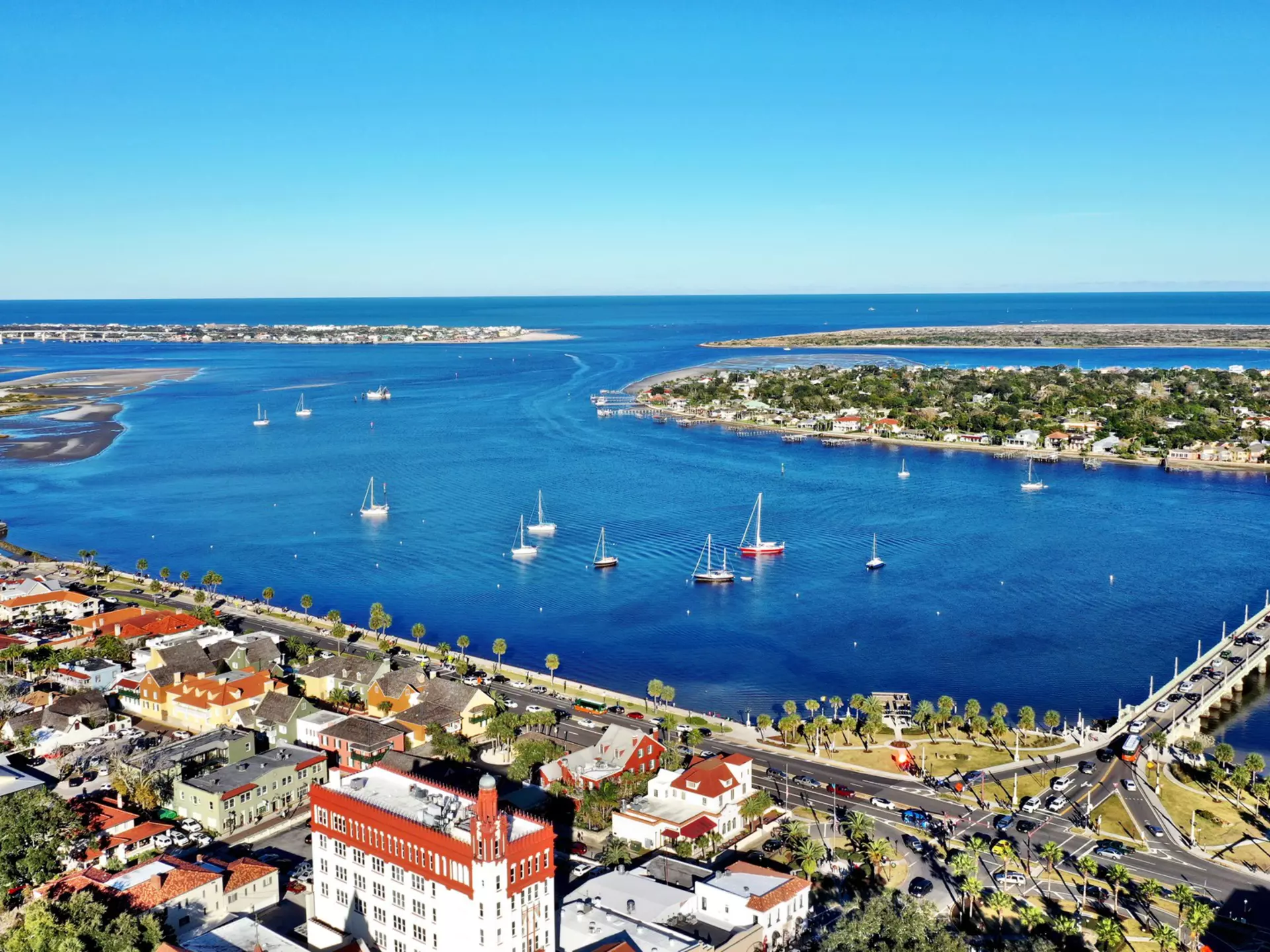 St Augustine's coastline. Michael Albright/Shutterstock