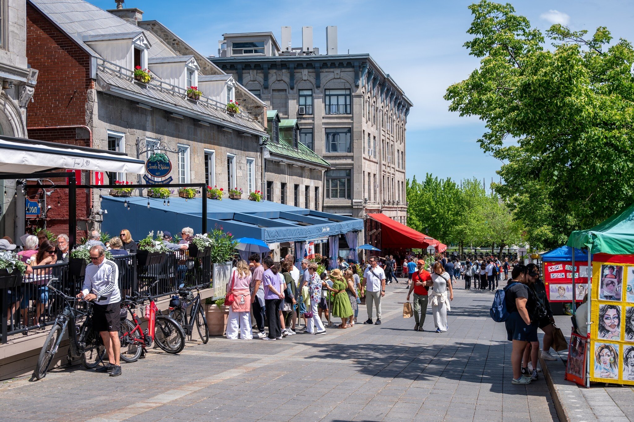 Montreal, Quebec - May 24, 2024: Beautiful buildings in Place Jacques Cartier in Old Montreal., License Type: media, Download Time: 2026-09-15T15:27:37.000Z, User: LP_NZhan, Editorial: true, purchase_order: 65050 - Digital Destinations and Articles, job: App Content, client: Lonely Planet App, other: Nadine Zhan 
