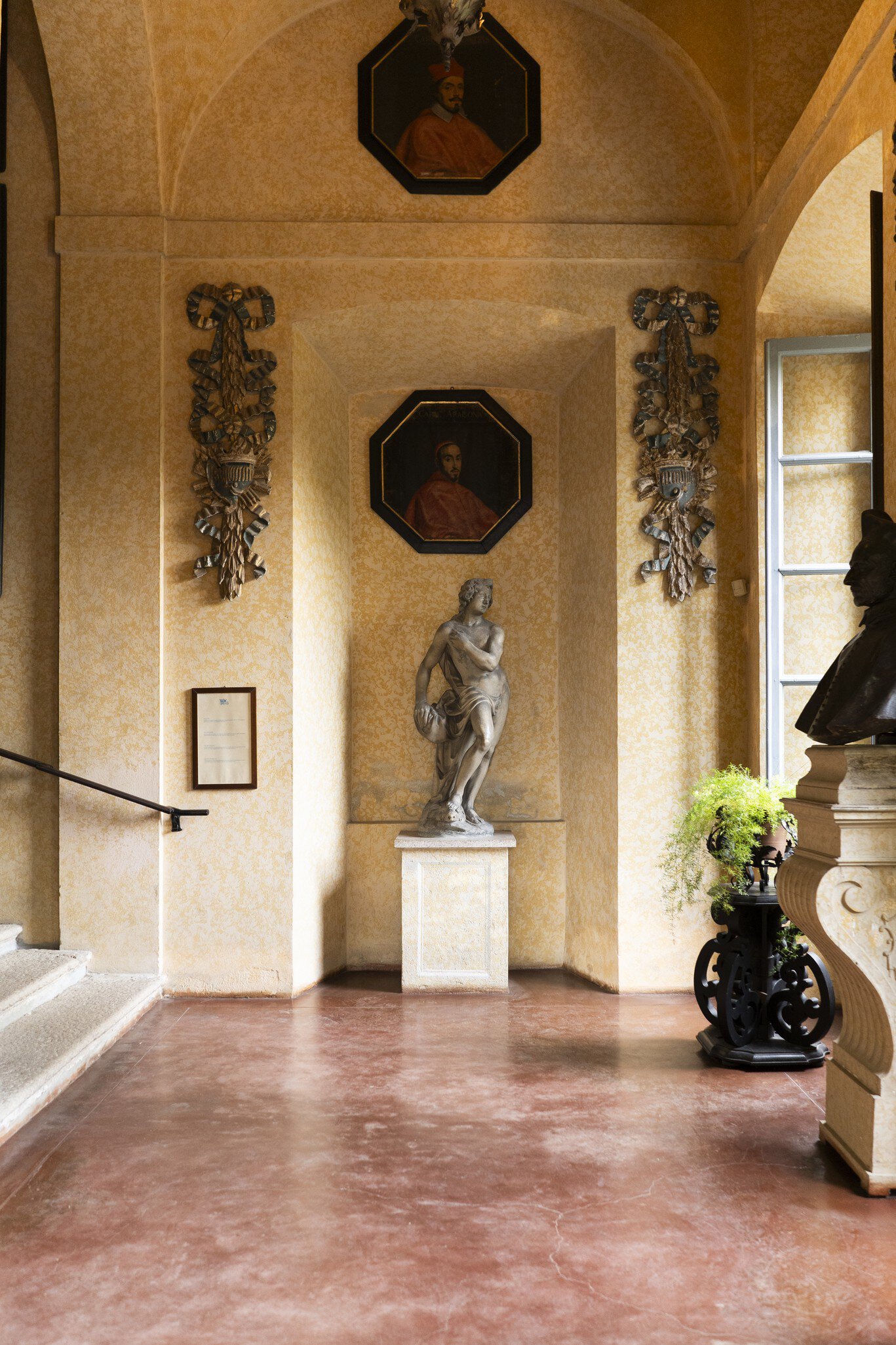 The interior of the Palazzo Isola Madre, Isole Borromee.