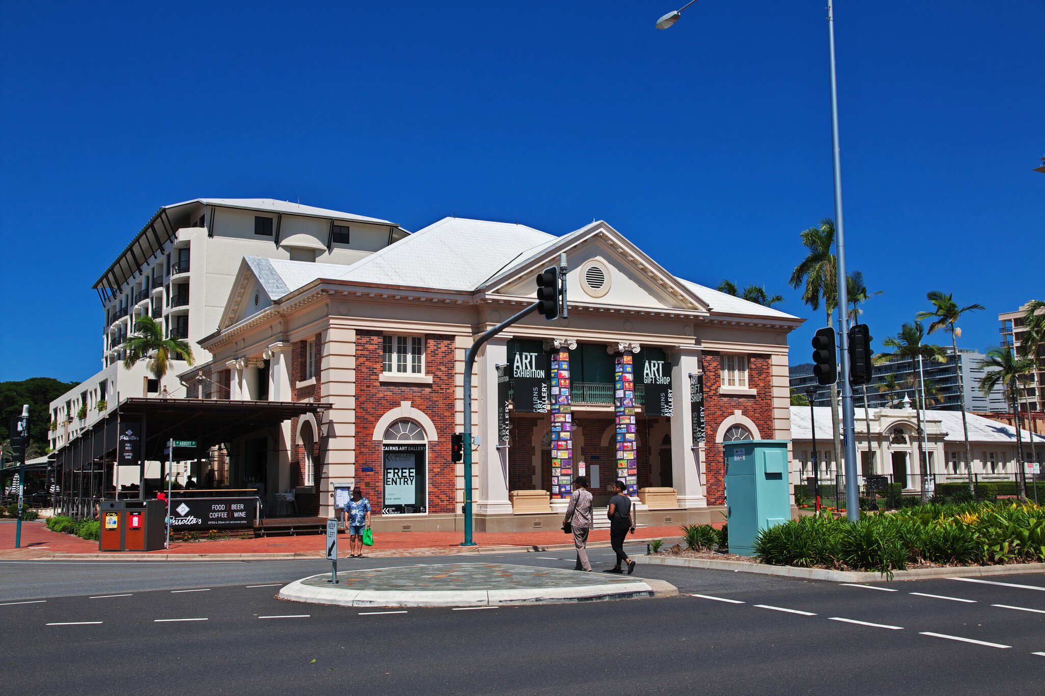 Cairns Art Gallery in Cairns city, Queensland, Australia.