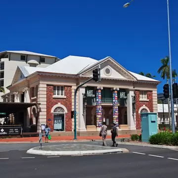 Cairns Art Gallery in Cairns city, Queensland, Australia.