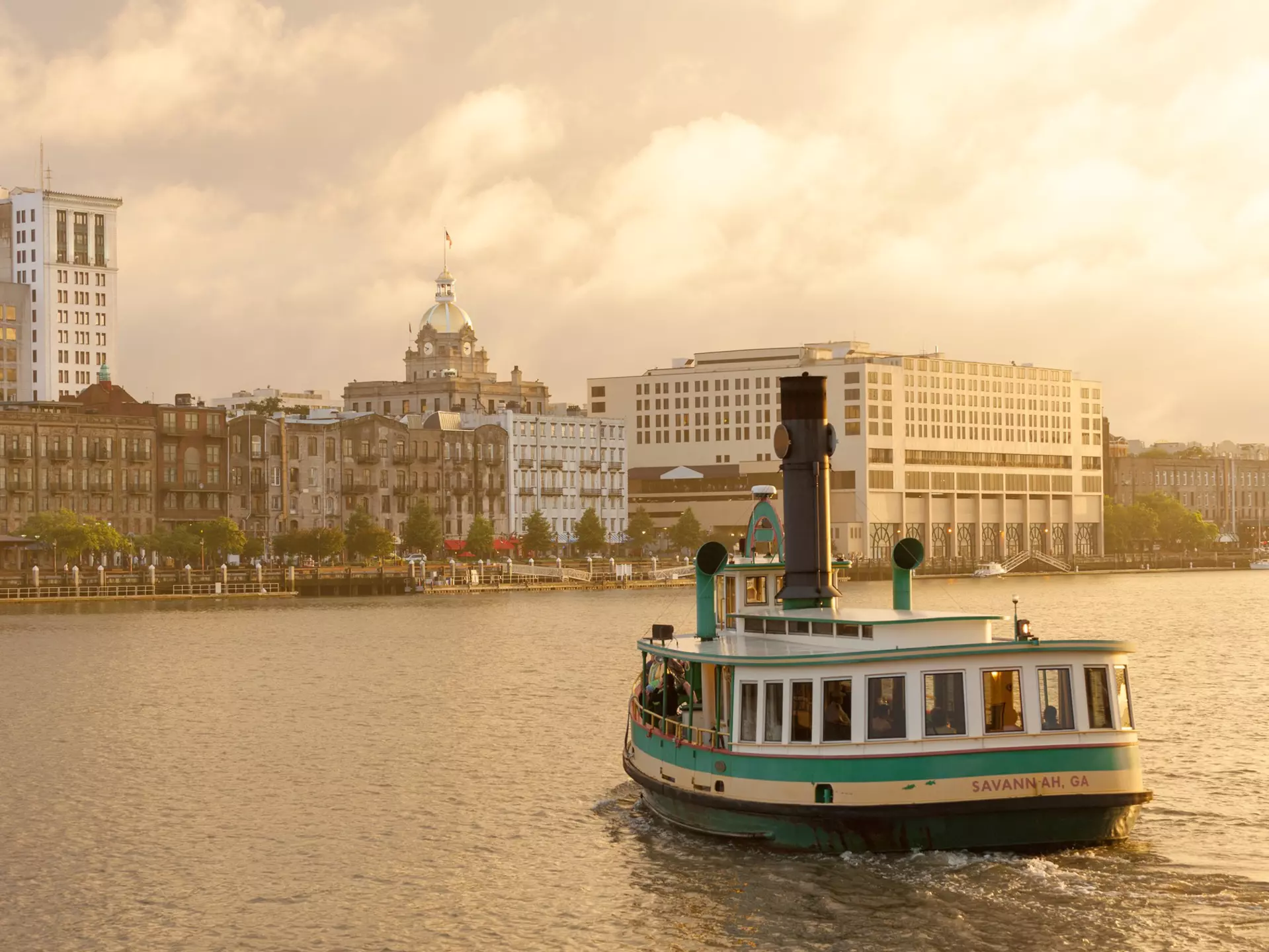 Hop on a ferry to explore Savannah by water when you get a tired of wandering © Tashka / Getty Images