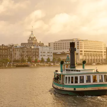 Hop on a ferry to explore Savannah by water when you get a tired of wandering © Tashka / Getty Images