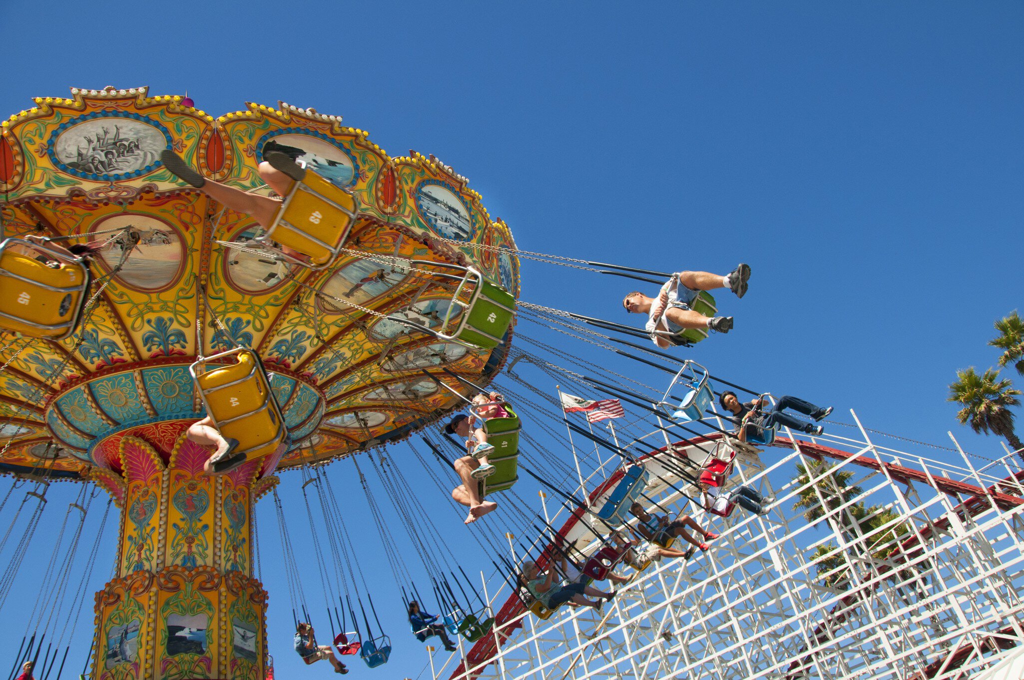 Santa Cruz boardwalk rides