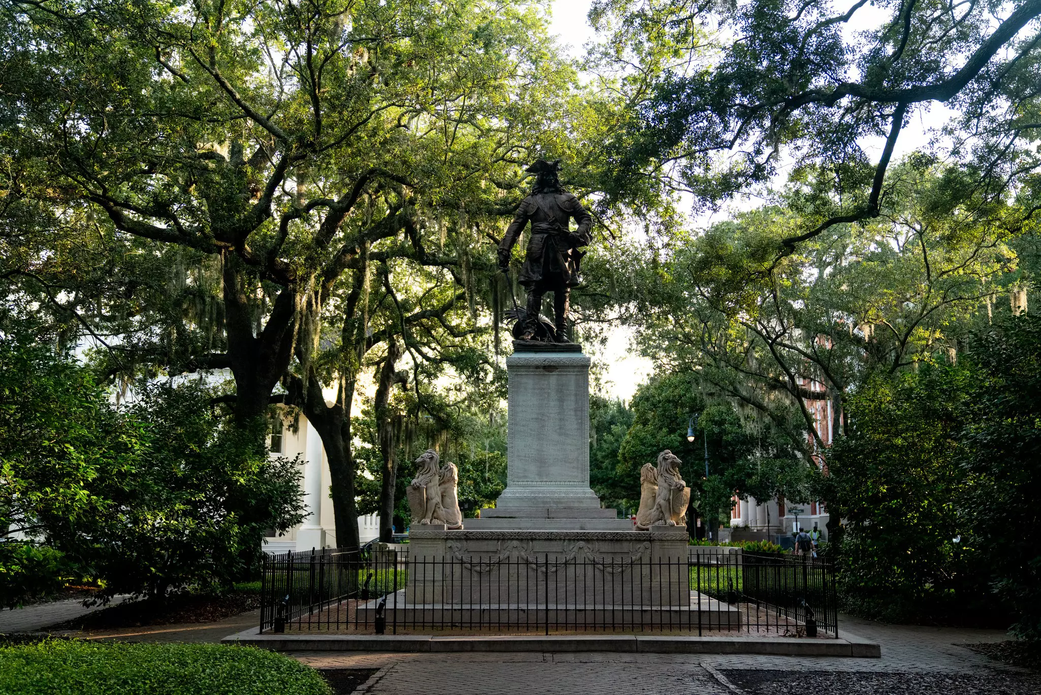 James Oglethorpe Statue, Chippewa Square, Savannah GA.