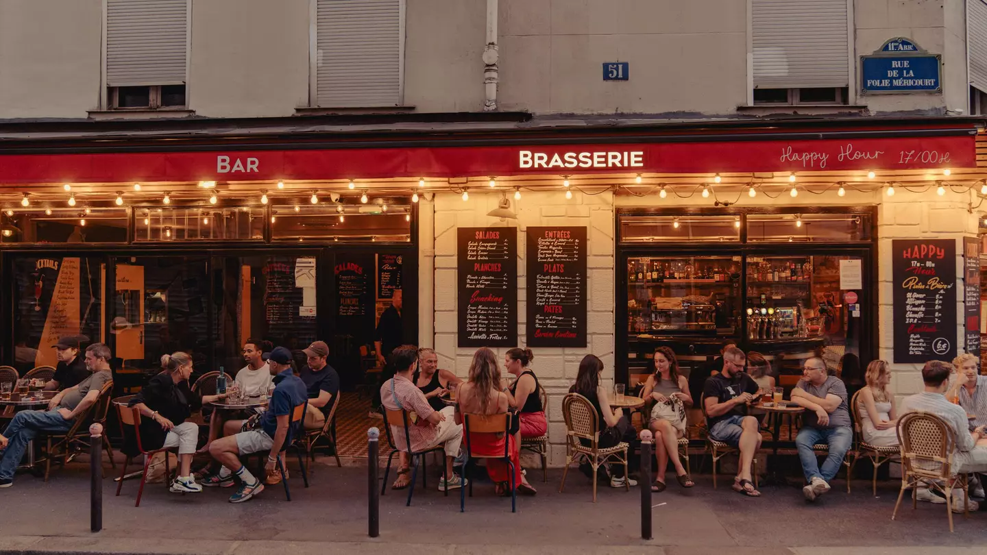 Rue Oberkampf, Le Marais, Paris, France July 2024.