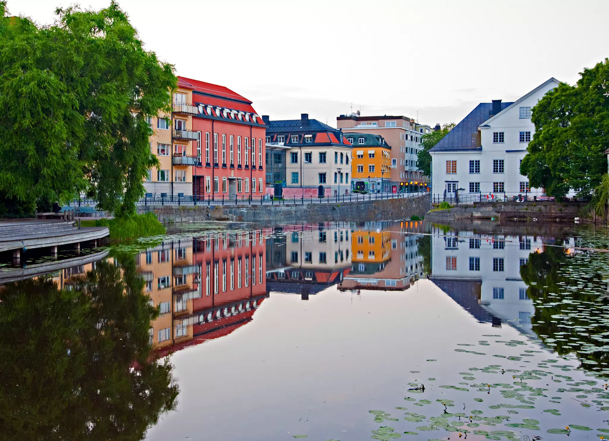 The Fyris River in Uppsala, Sweden. SorenP/Getty Images