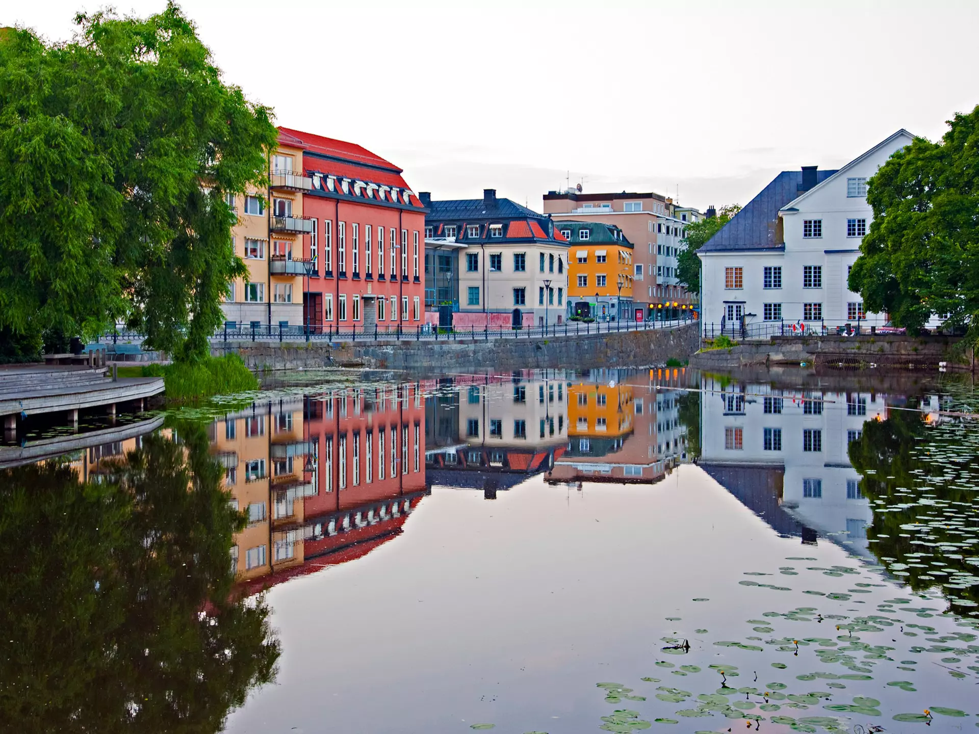 The Fyris River in Uppsala, Sweden. SorenP/Getty Images